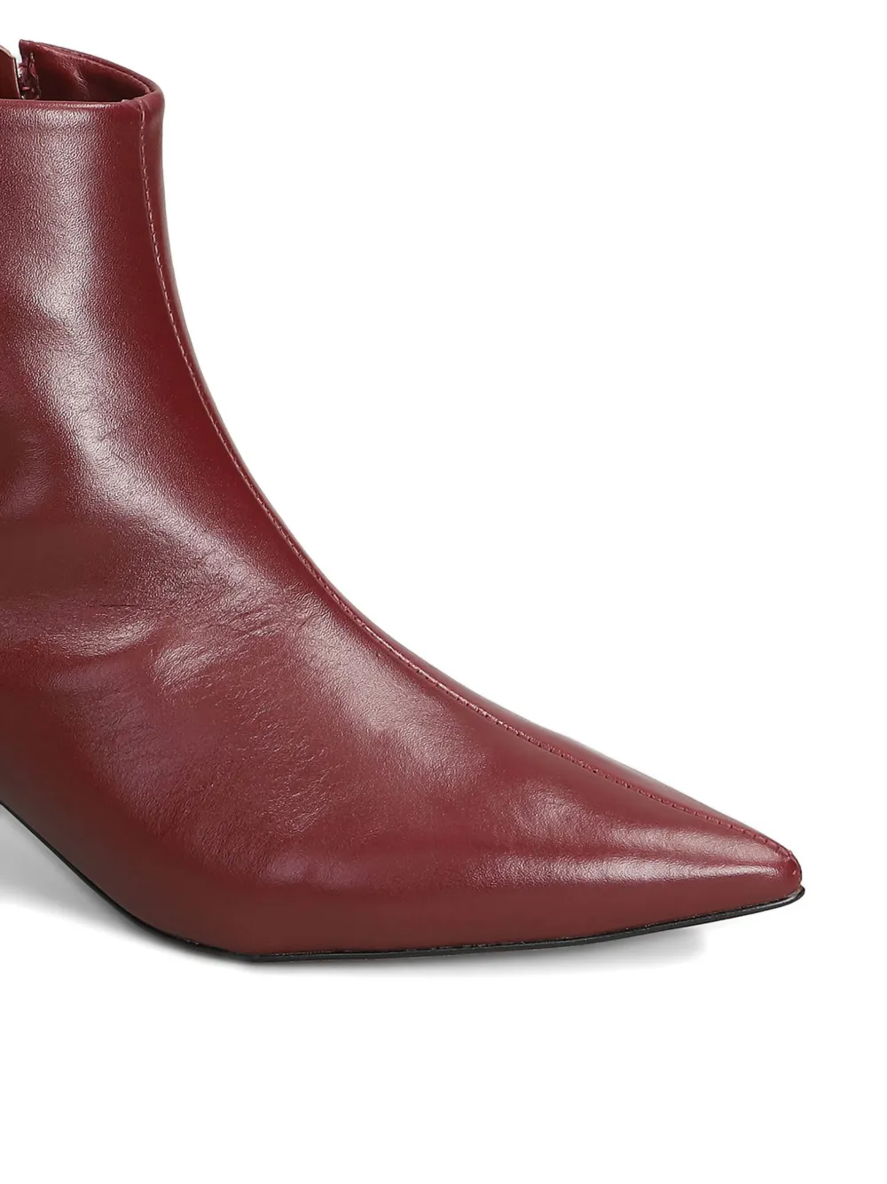Carrano 40mm Pointed-toe Heel Boots In Brown