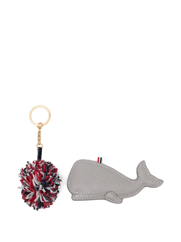 Thom Browne パフィ クジラ キーホルダー | グレー | FARFETCH JP