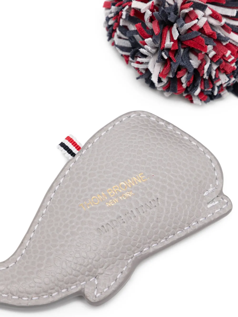 Thom Browne Sleutelhanger met walvis Grijs