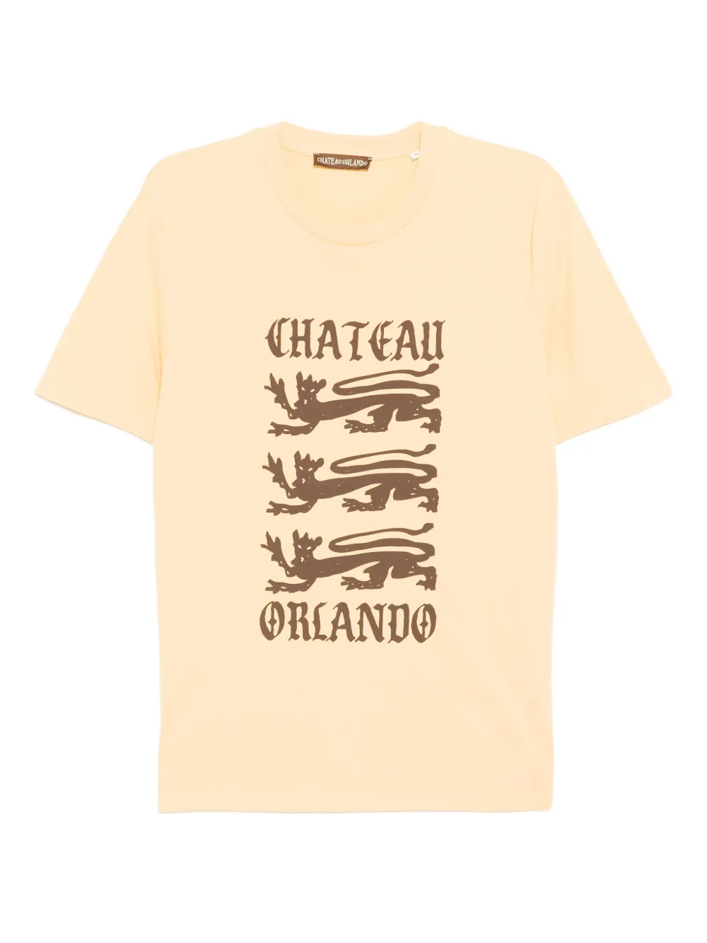 CHATEAU ORLANDO playera con logo estampado | amarillo | Image 1