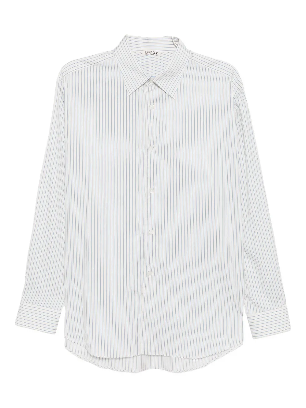 Auralee striped shirt - Bianco
