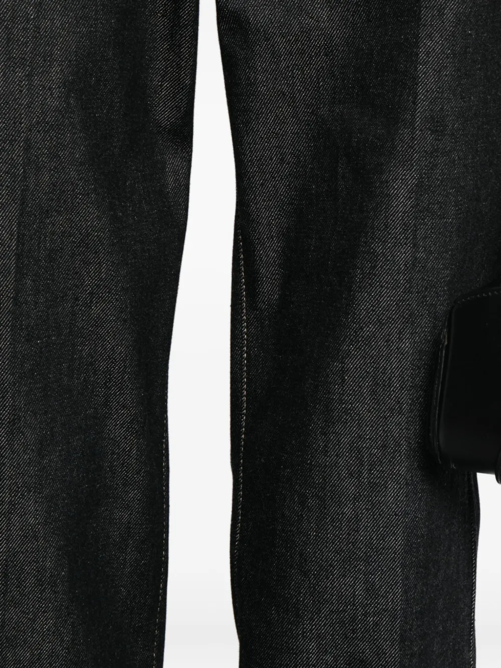 Lemaire Straight-leg Jeans In Black