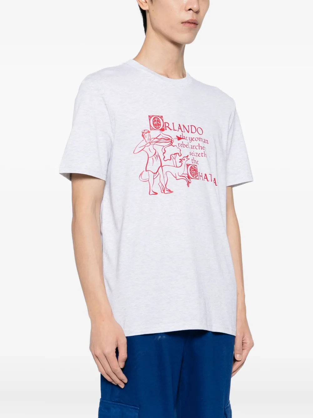  Chateau Orlando Graphic-print T-shirt - Grey 