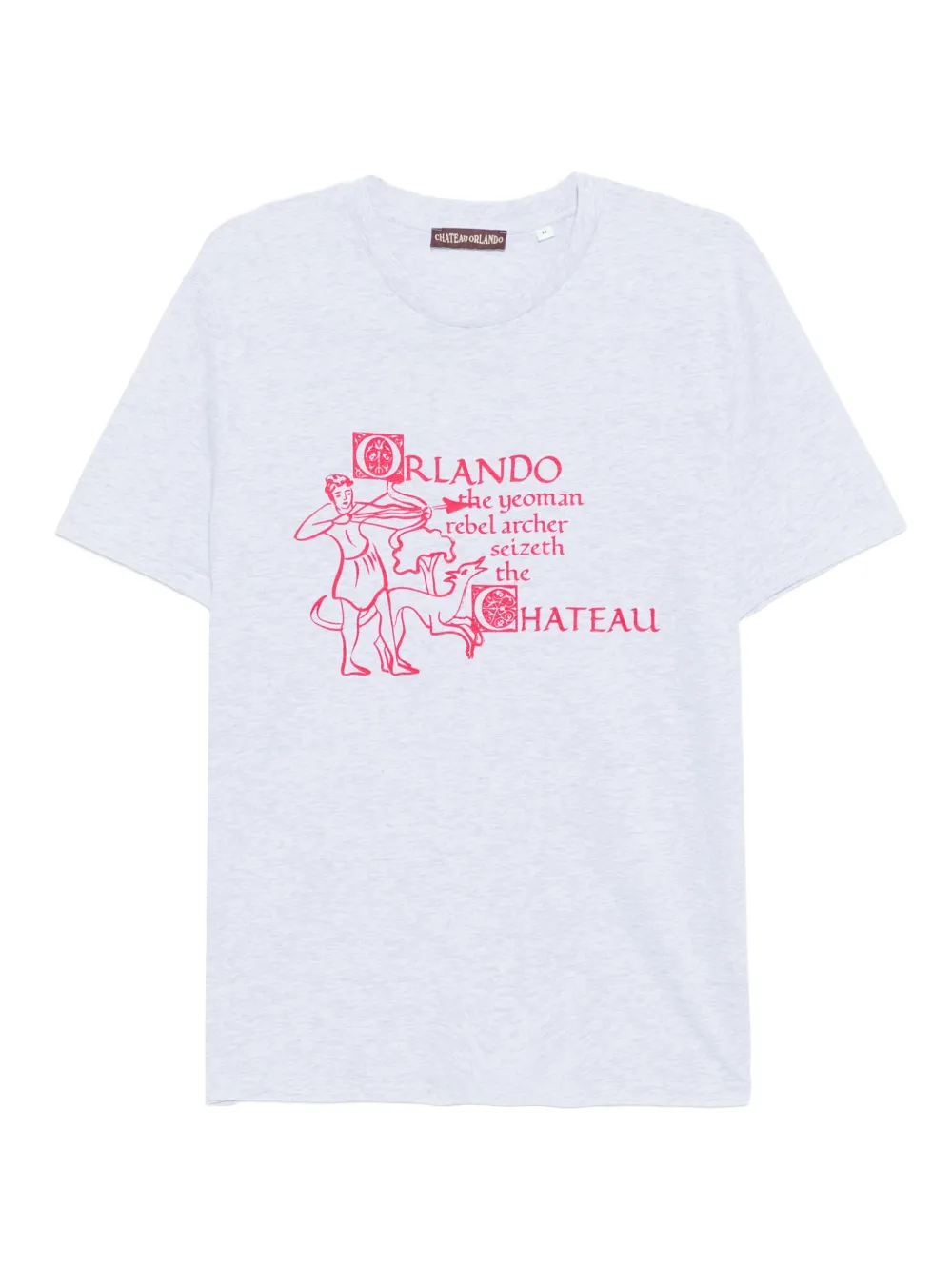 CHATEAU ORLANDO playera con estampado gráfico | gris | Image 1