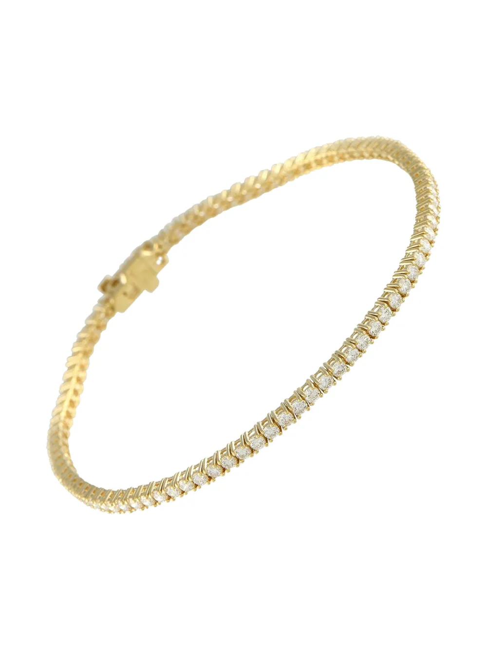 LB Exclusive 14K yellow gold lab-grown diamond bracelet | Yellow | Image 1