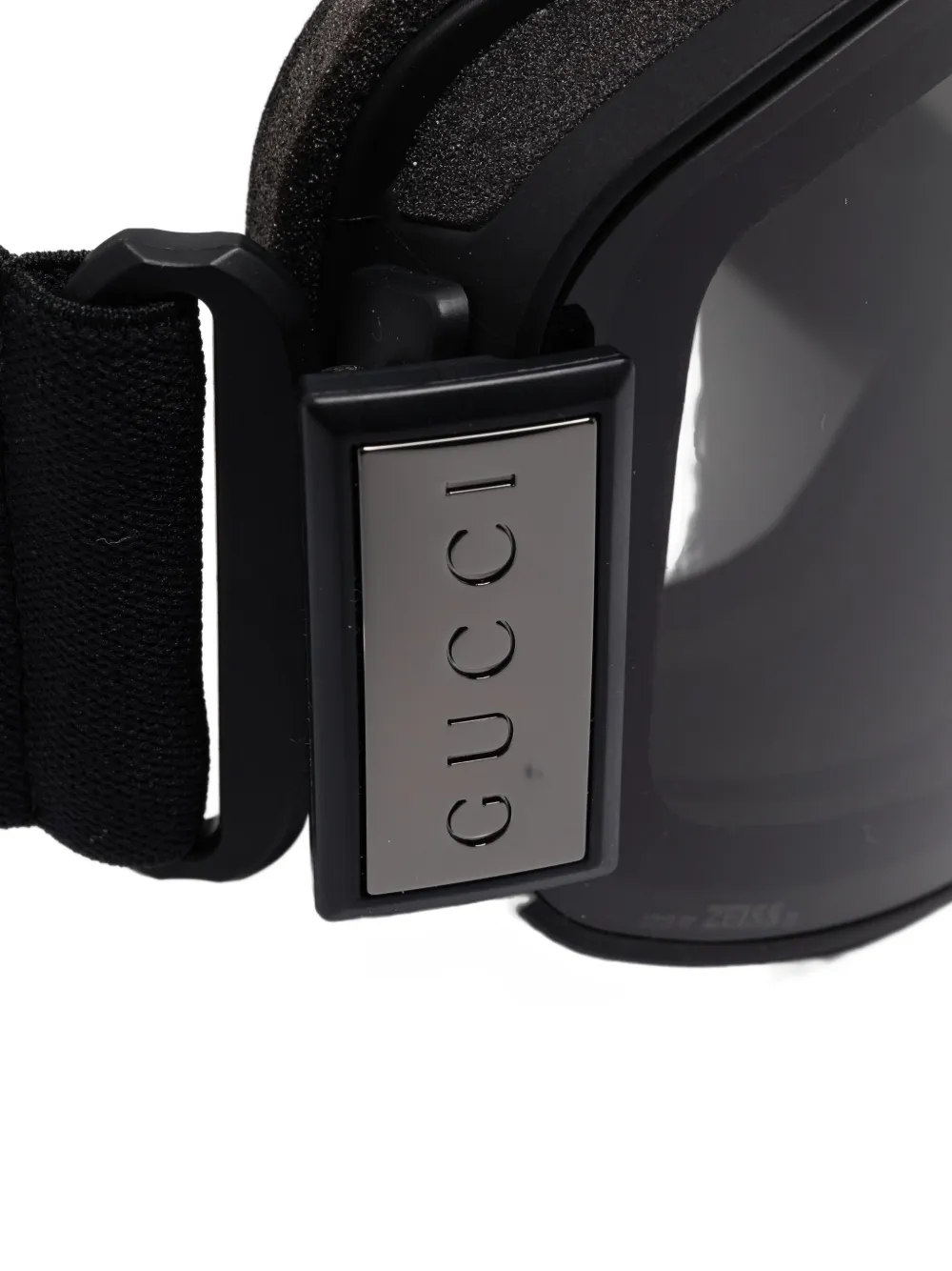 Gucci Logo-strap Ski Goggles In Black