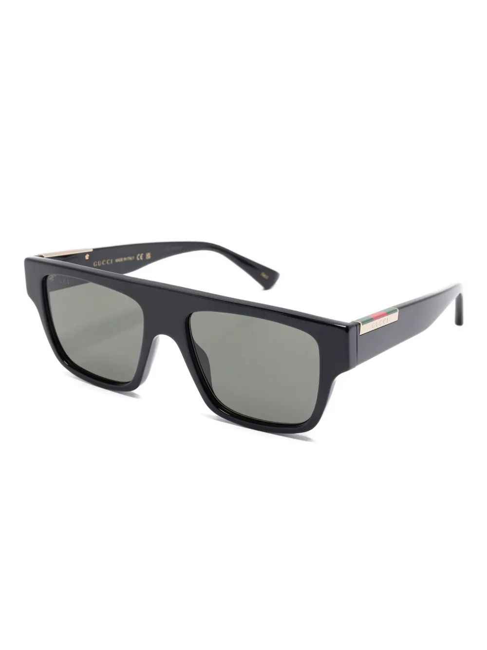Gucci Eyewear rectangle-frame sunglasses - Zwart