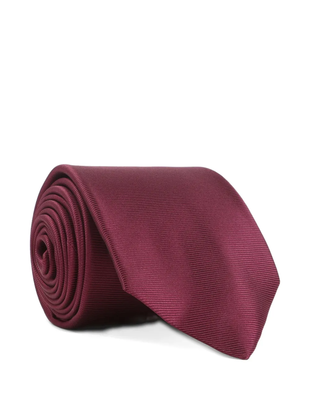 Kiton ribbed silk tie | Red | Image 1