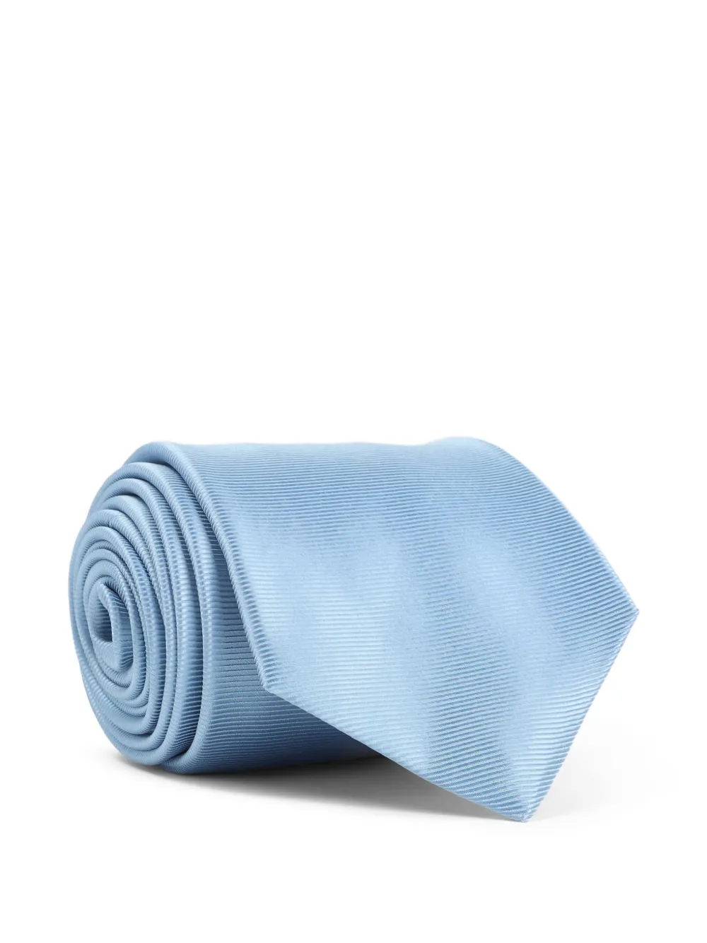 Kiton cravate en soie à détails rayés | bleu | Image 1