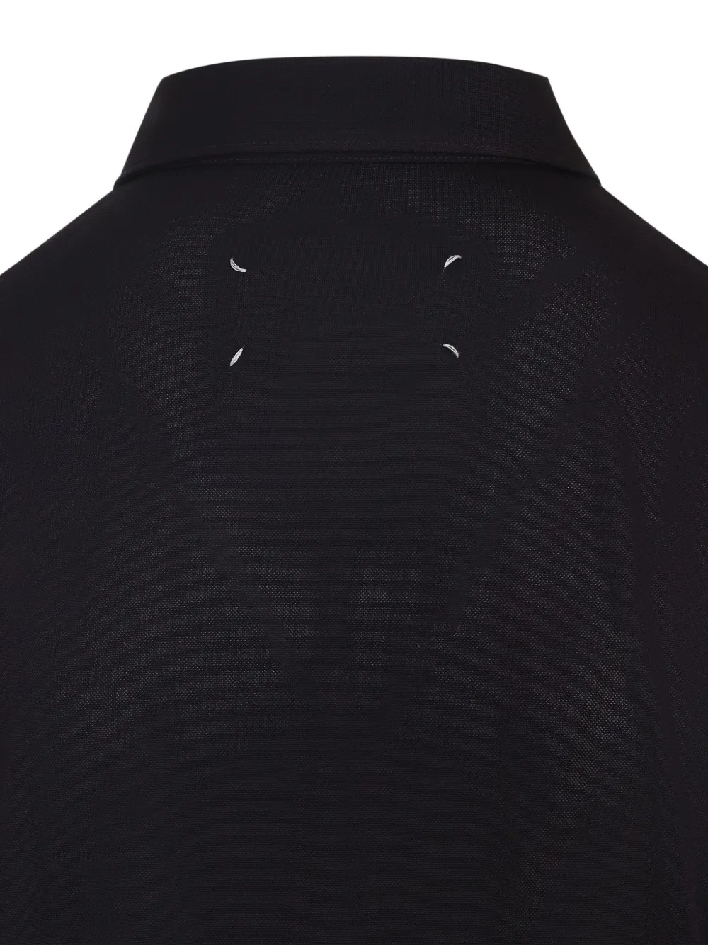 Maison Margiela Blouse met kraag en knopen Zwart