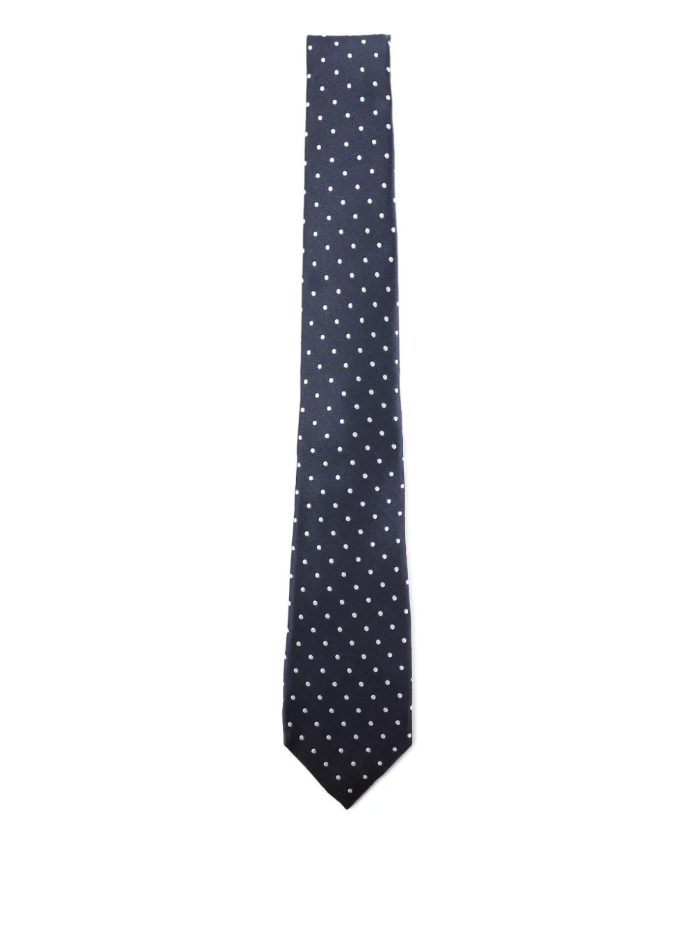 Kiton polka-dot silk tie | Blue | Image 1