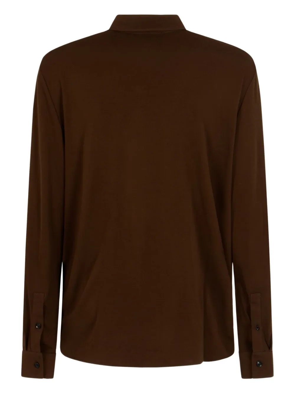 AMIRI logo-plaque shirt - Bruin