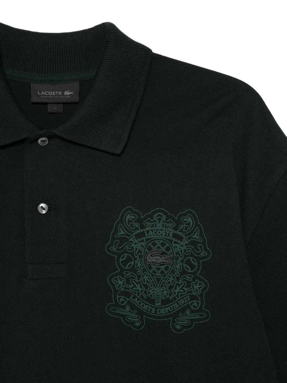 Lacoste Katoenen poloshirt Zwart