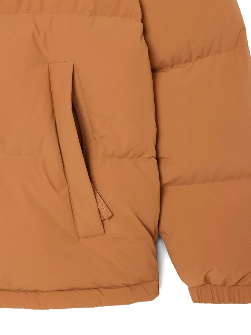 Lacoste Gewatteerd donsjack Bruin