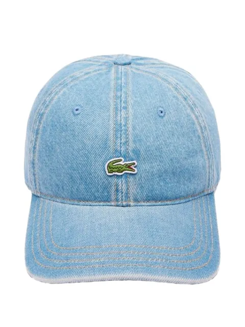 Lacoste cotton denim cap
