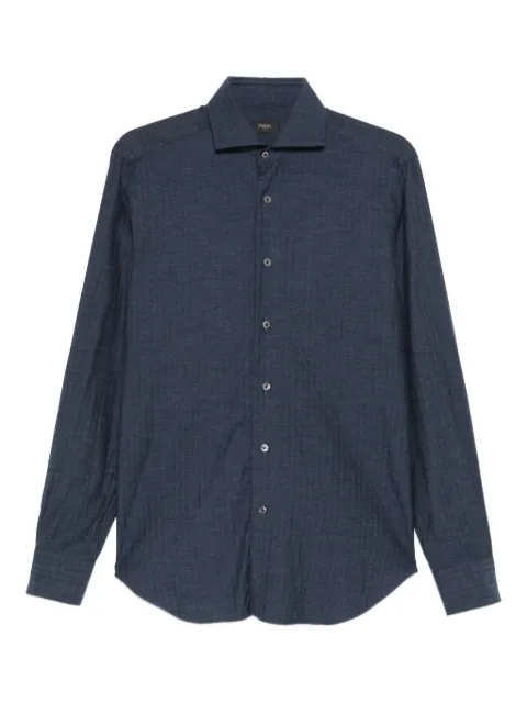 Barba button-fastening shirt
