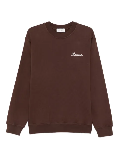 Laneus logo-embroidered sweatshirt