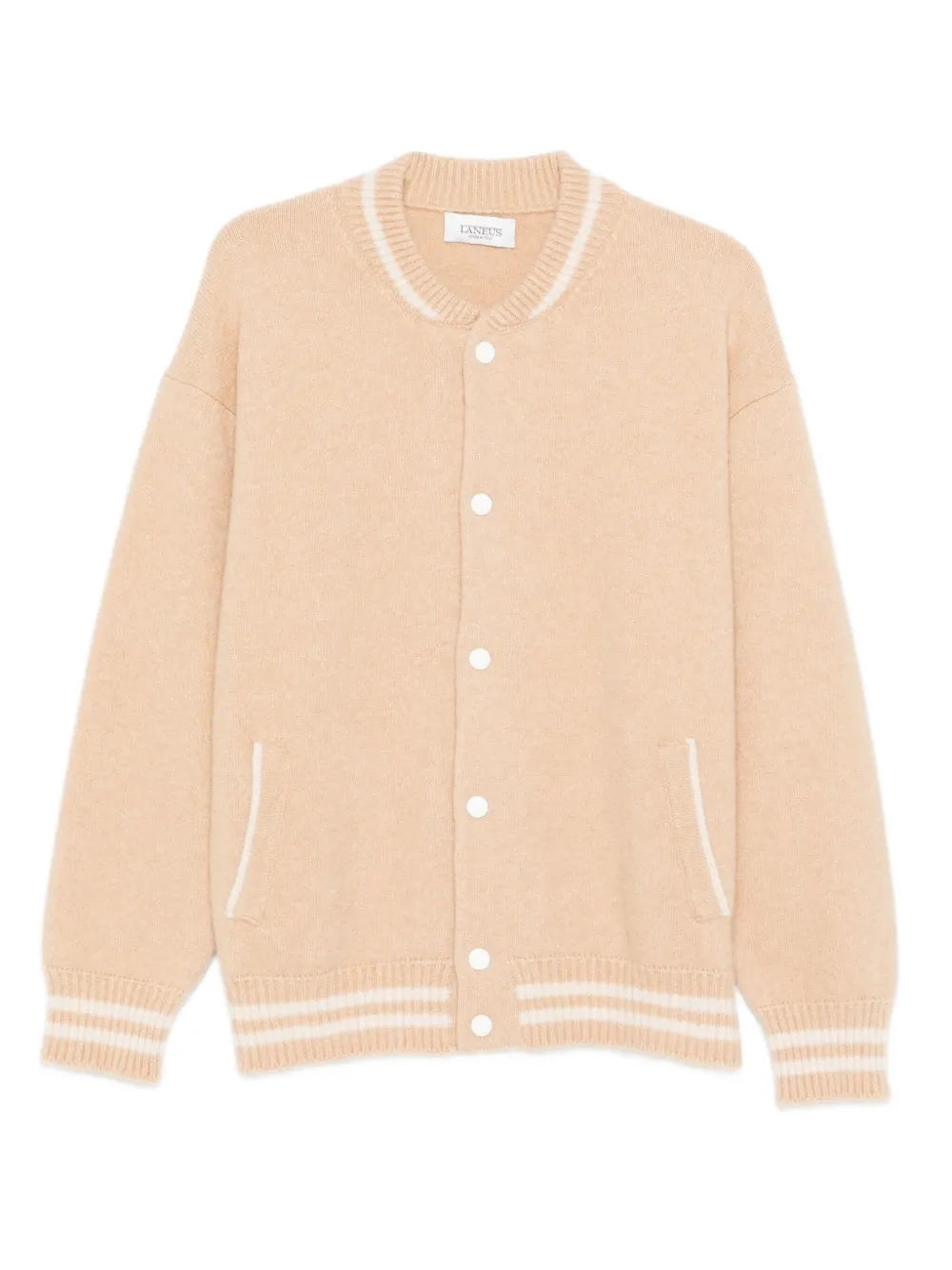 Laneus veste bomber en cachemire | tons neutres | Image 1