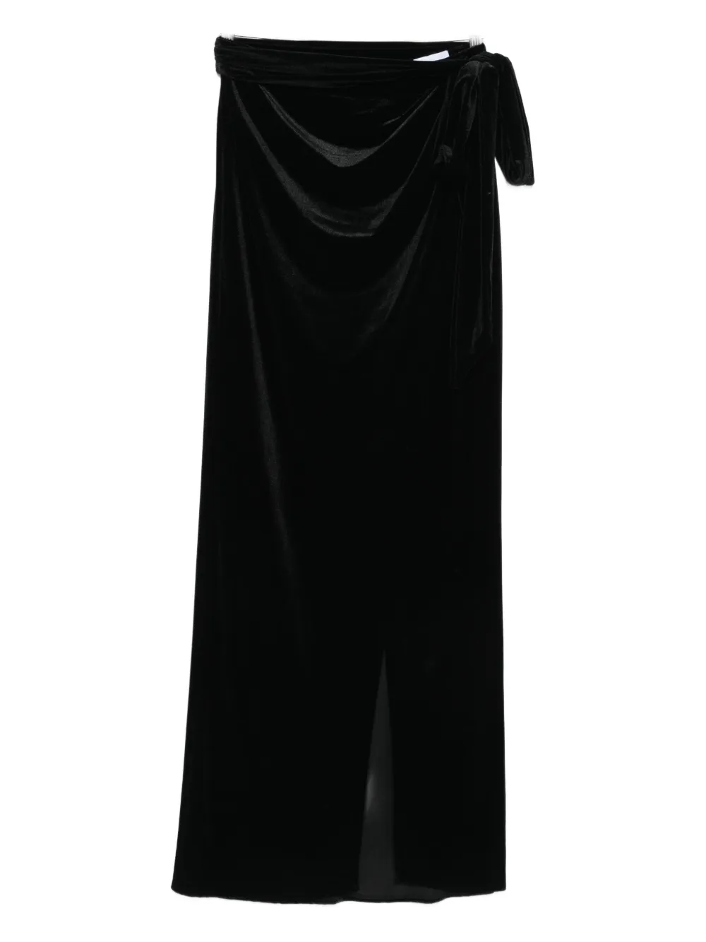 Alessandro Legora Tie-detail Slit Skirt In Blue