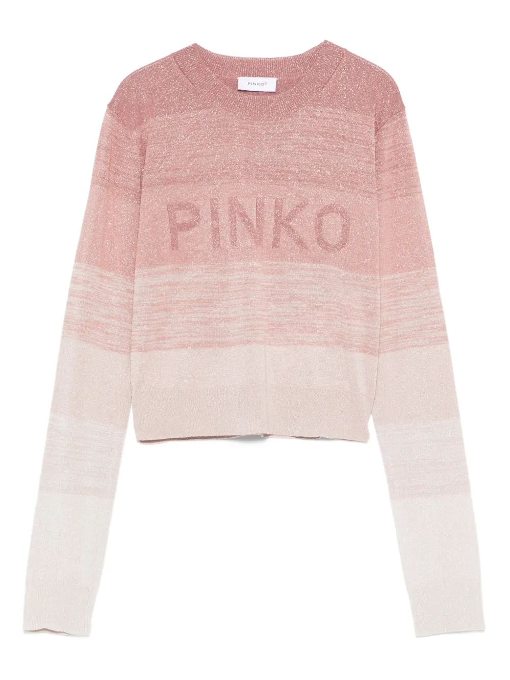Pinko Kids lurex-detail sweater - Rosa
