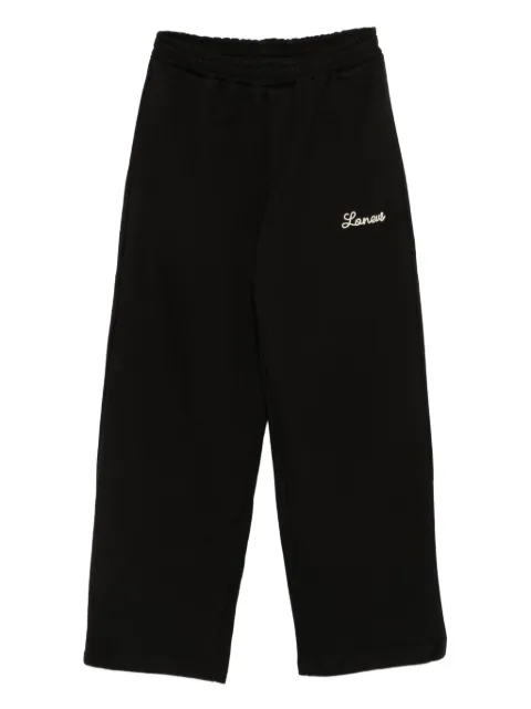 Laneus pantalon à logo brodé