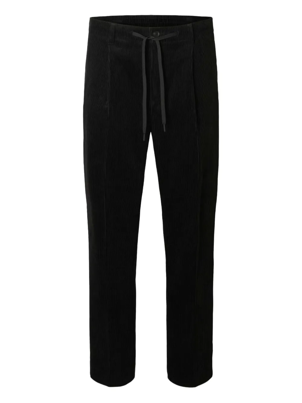 Selected Drawstring Trousers In Black