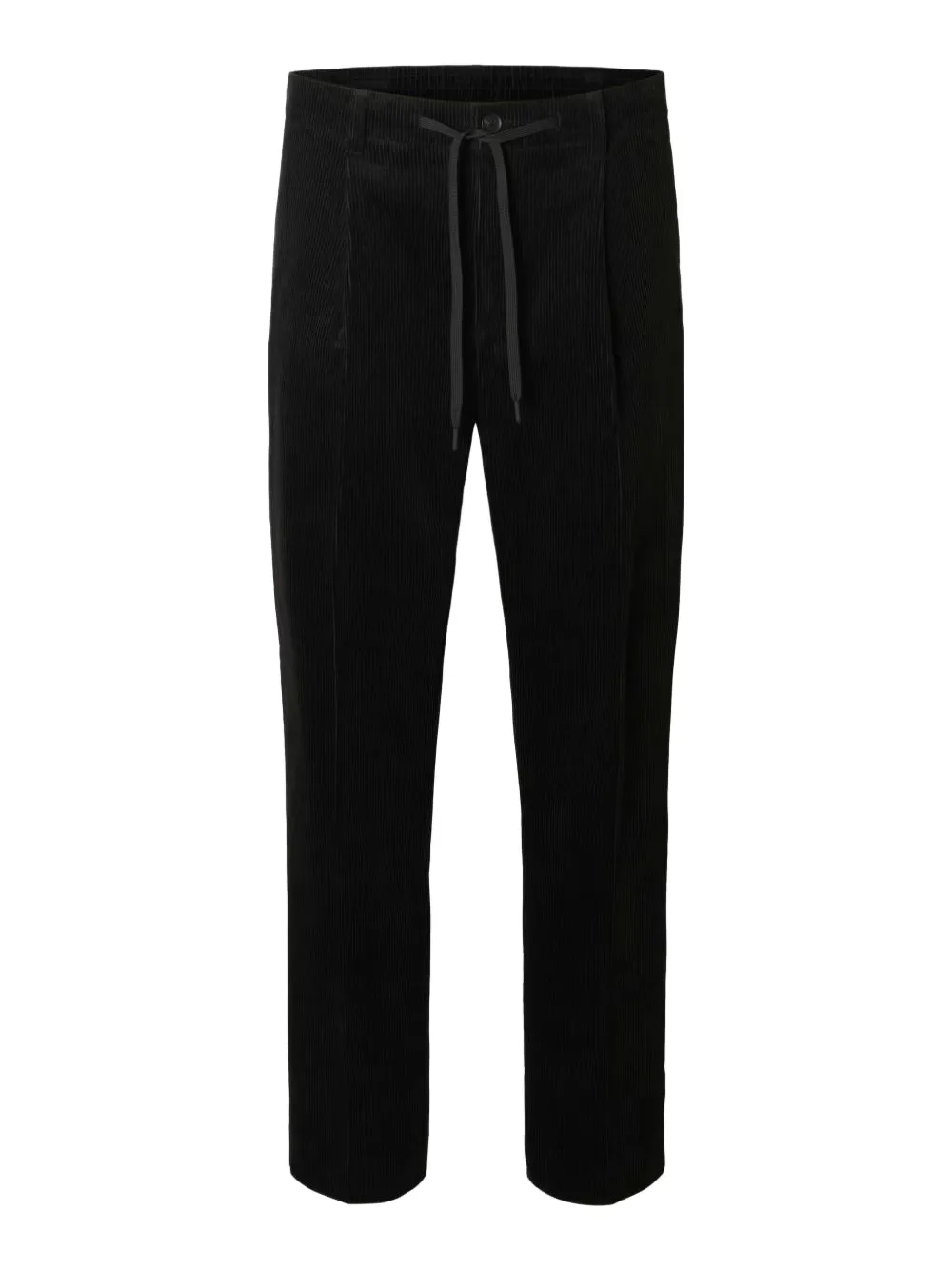 Selected Drawstring Trousers In Black
