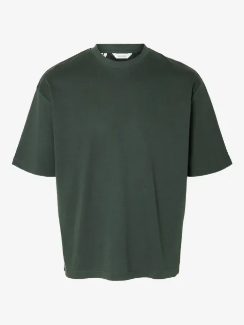 SELECTED crew-neck T-shirt