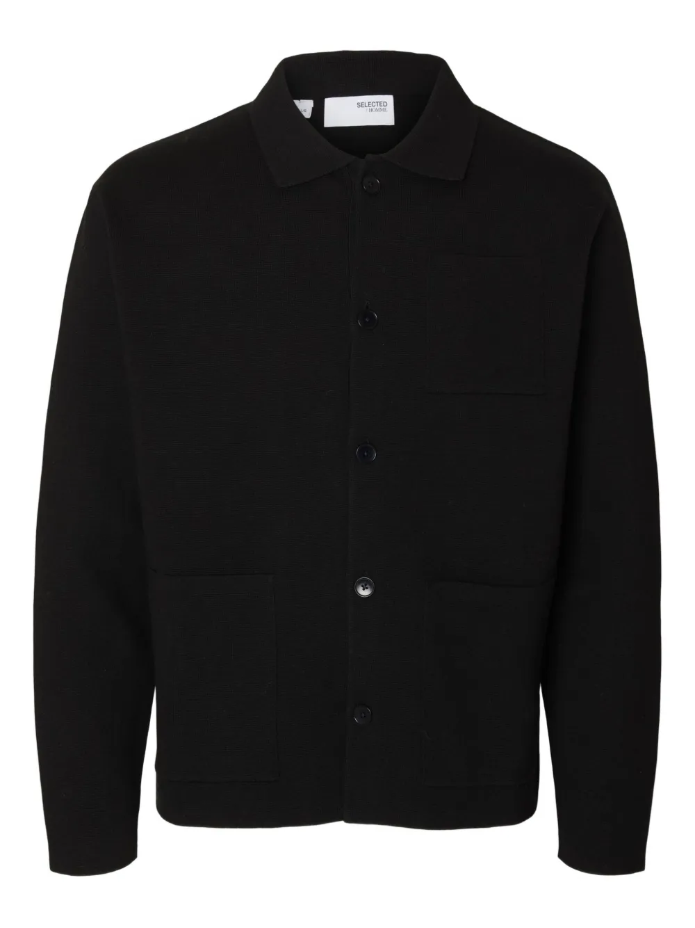 SELECTED Mike cardigan | Black | Image 1