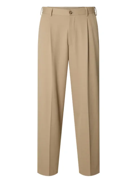 SELECTED pleated trousers