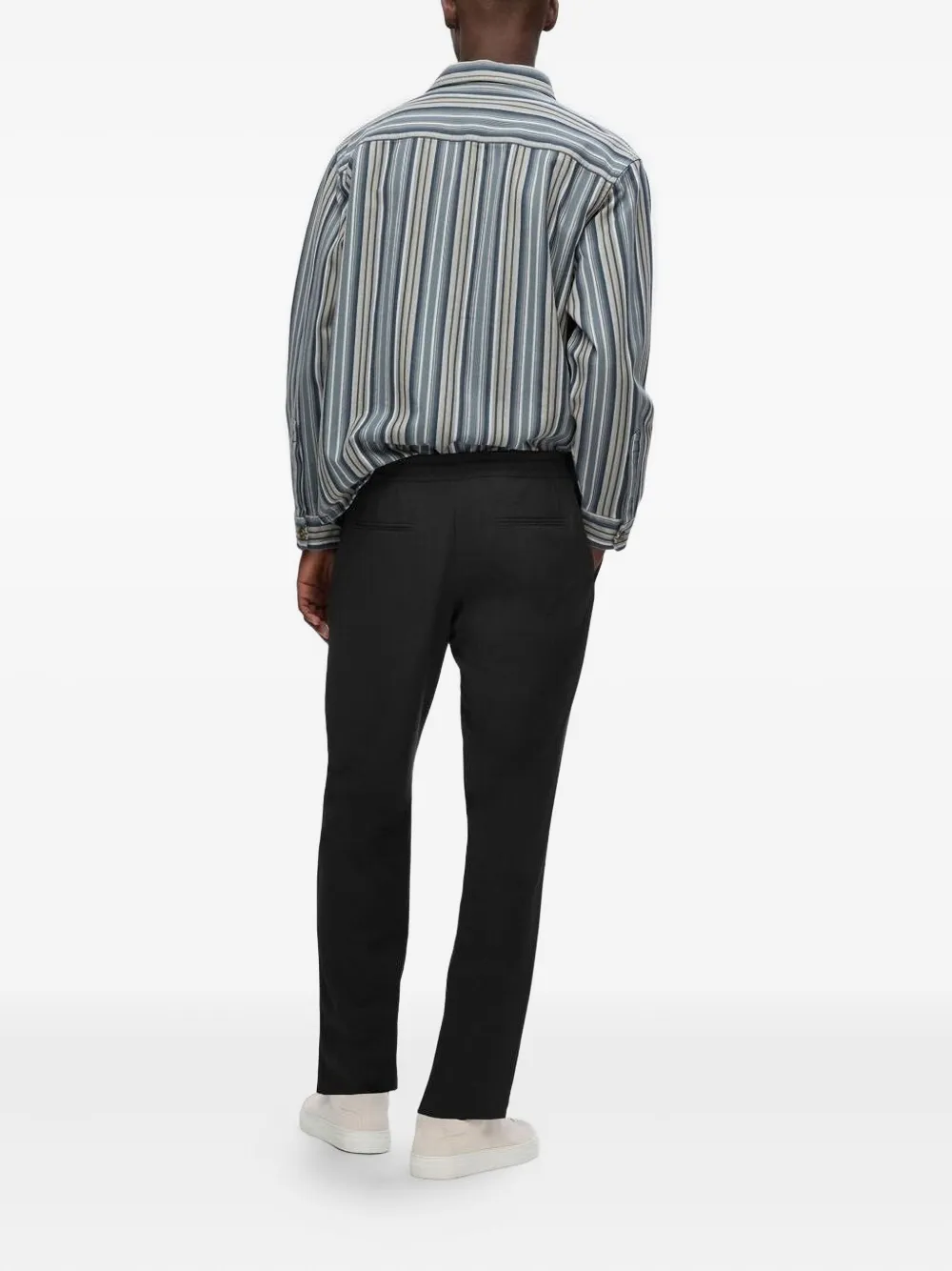 Selected Drawstring Trousers In Black