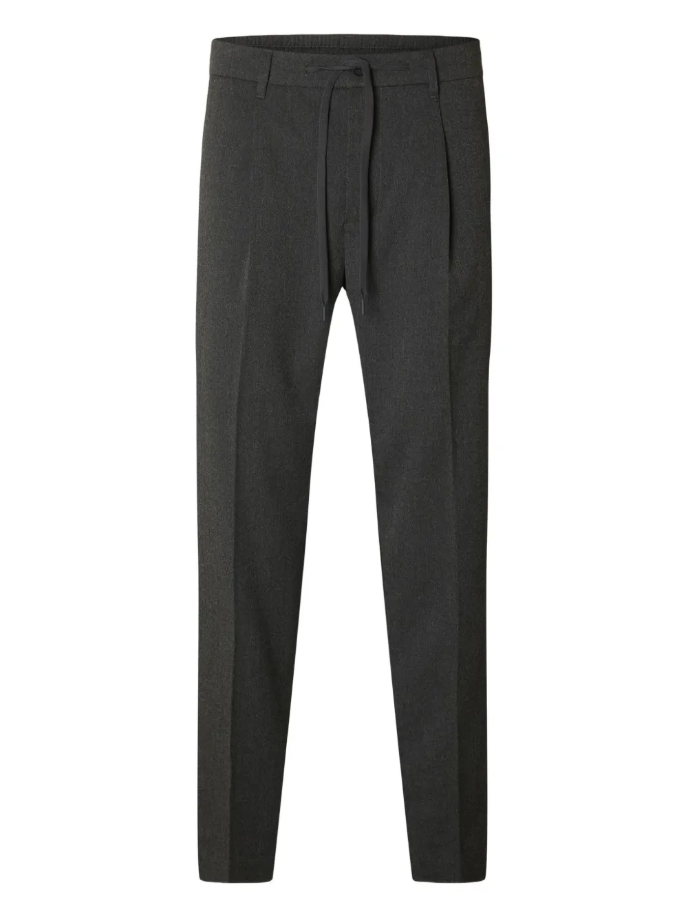 SELECTED drawstring pleated trousers | Black | Image 1