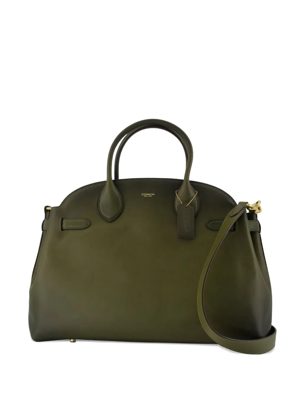 Coach Soft Empire 40 Tote Bag In Green
