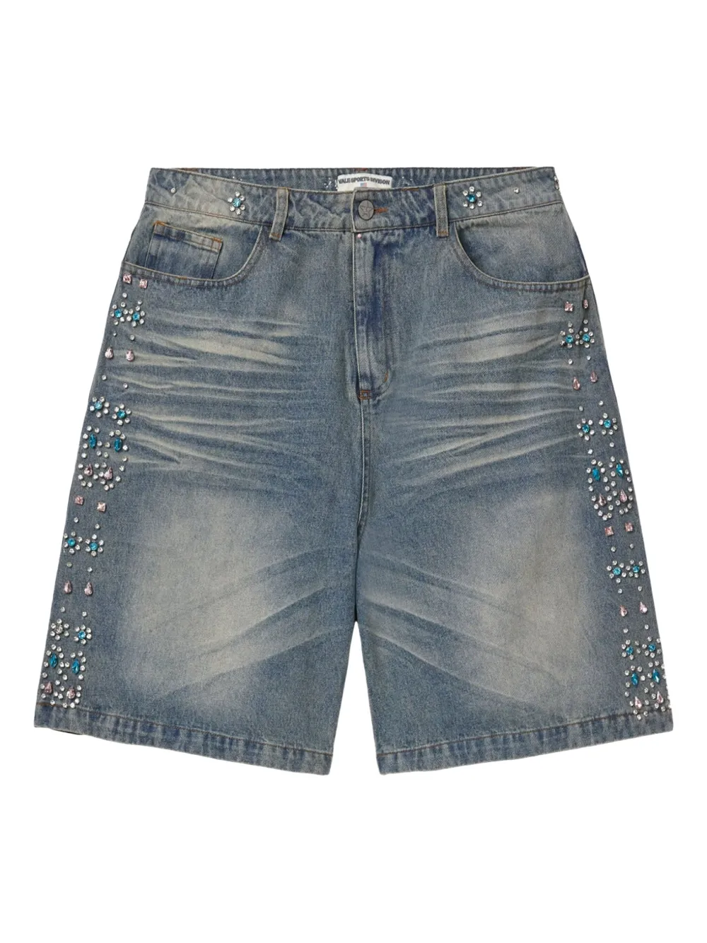 Vale embellished denim shorts | Blue | Image 1