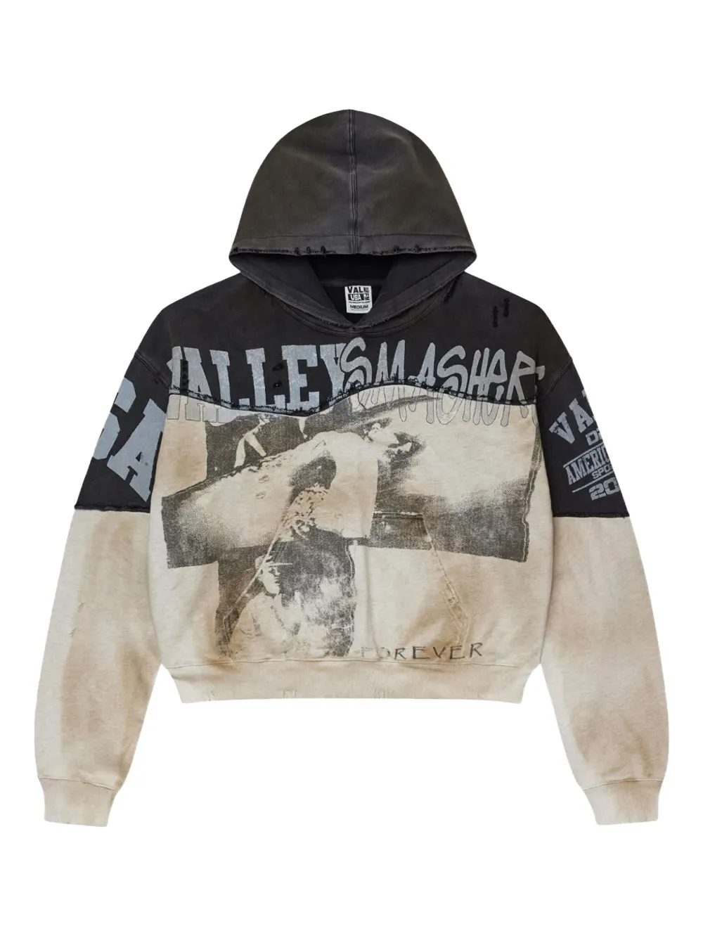 Vale smasher pullover hoodie | Brown | Image 1