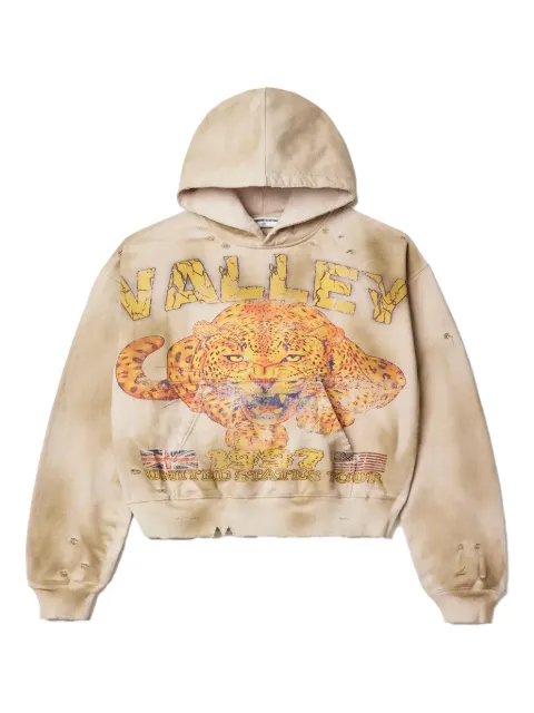 Vale cheetah pullover hoodie
