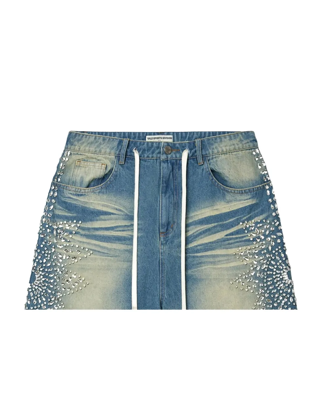 Vale Siren chino met studs - Blauw
