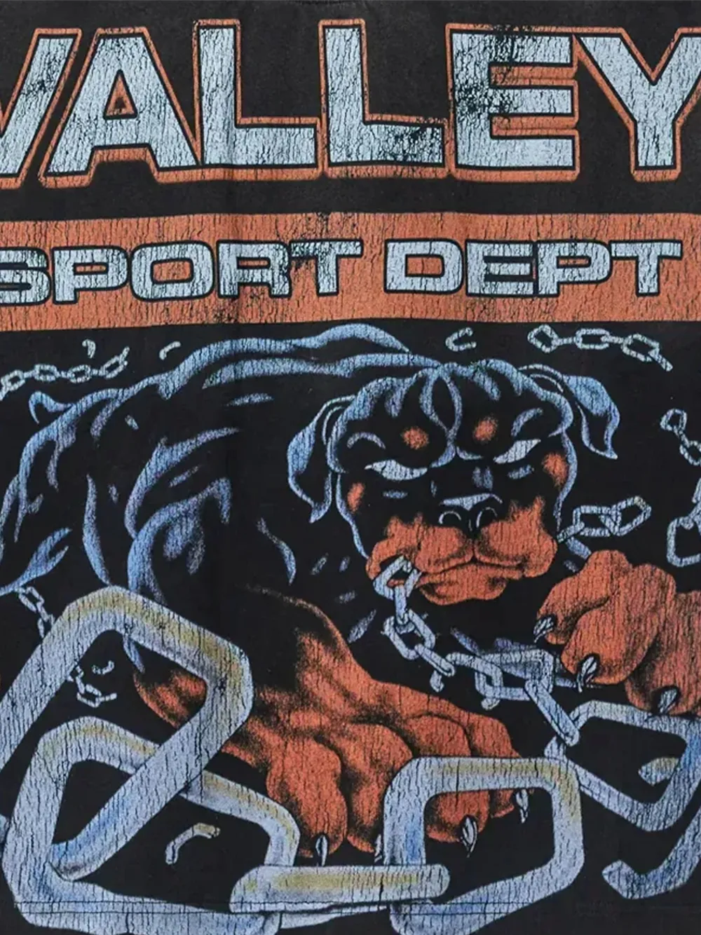 Vale Big Dog Sport T-shirt met lange mouwen - Zwart