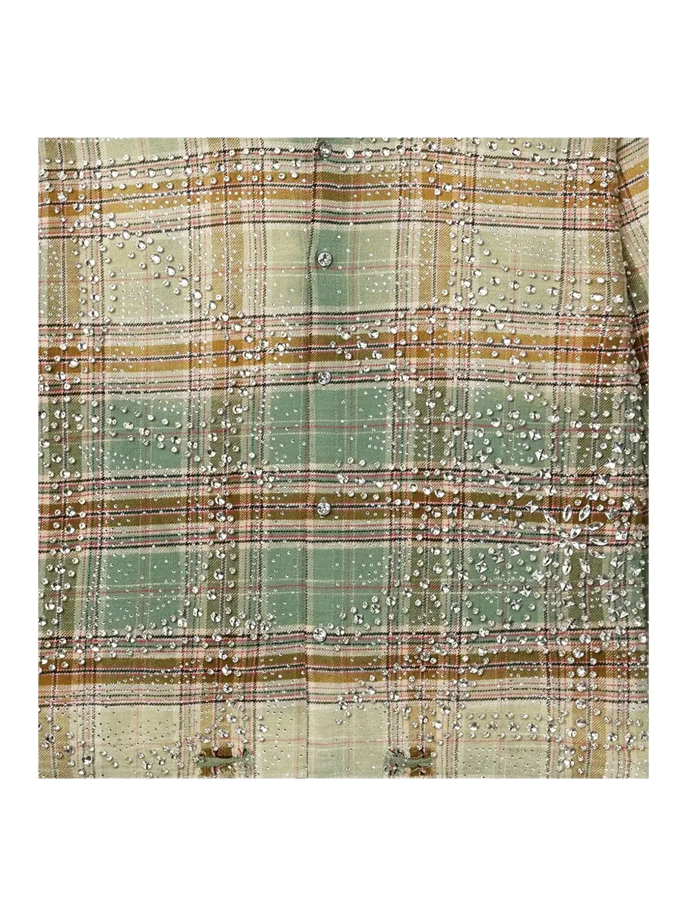 Vale jewel-embellished flannel shirt | Image 2