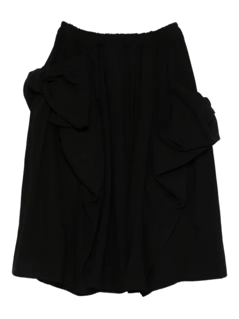 Comme Des Garçons Comme Des Garçons elasticated-waistband midi skirt
