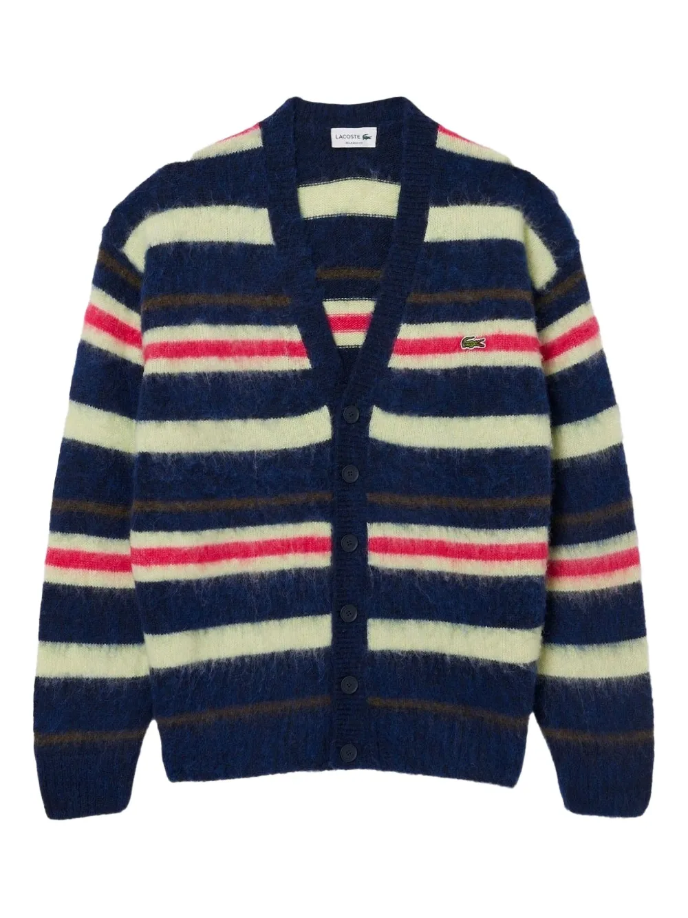 Lacoste striped cardigan | Blue | Image 1