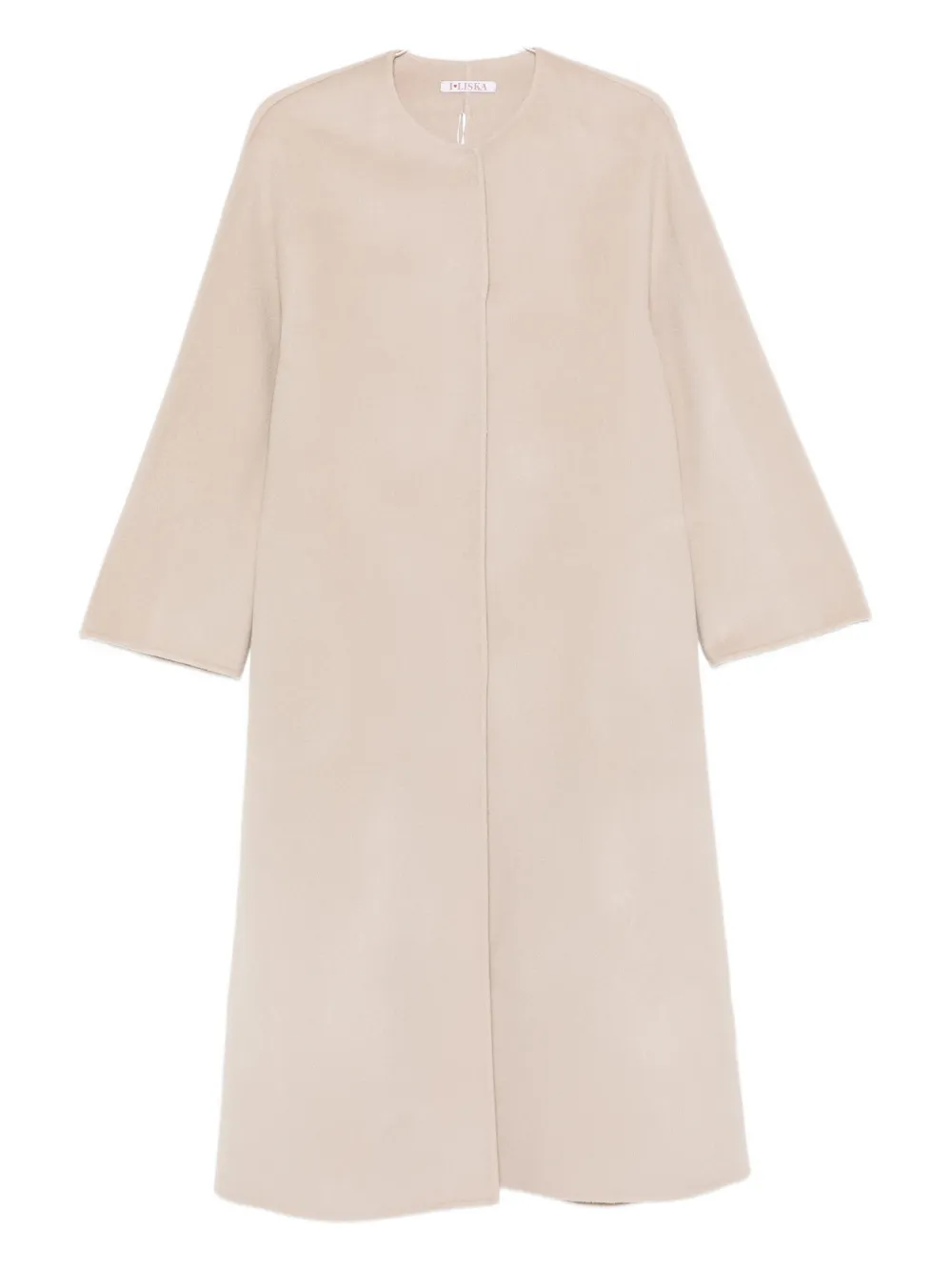 Liska Cashmere Coat In Neutral