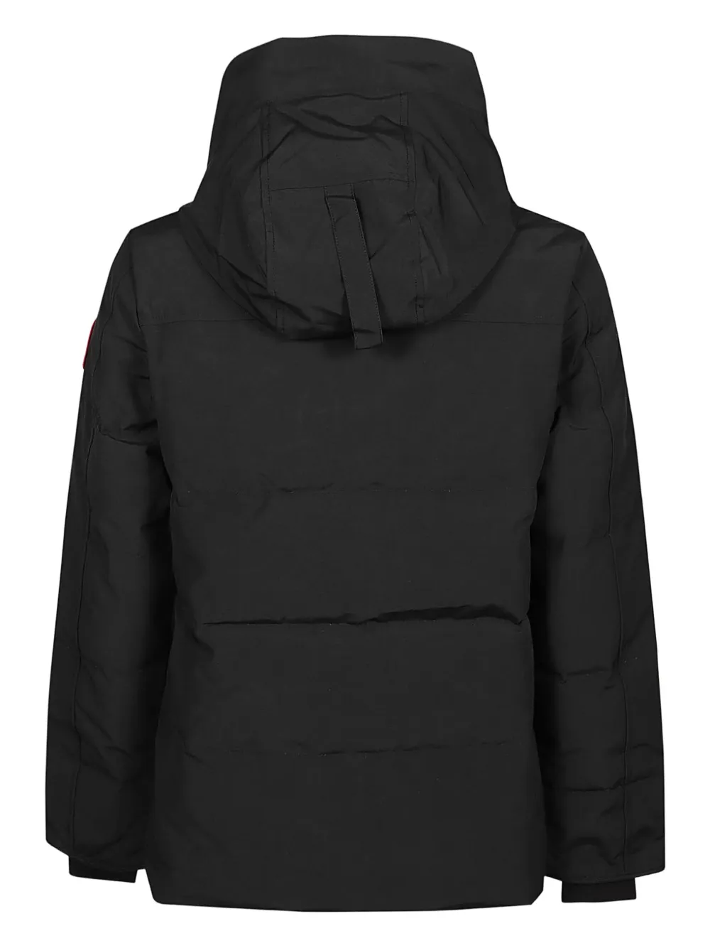 Canada Goose Padded Hooded Coat In Black
