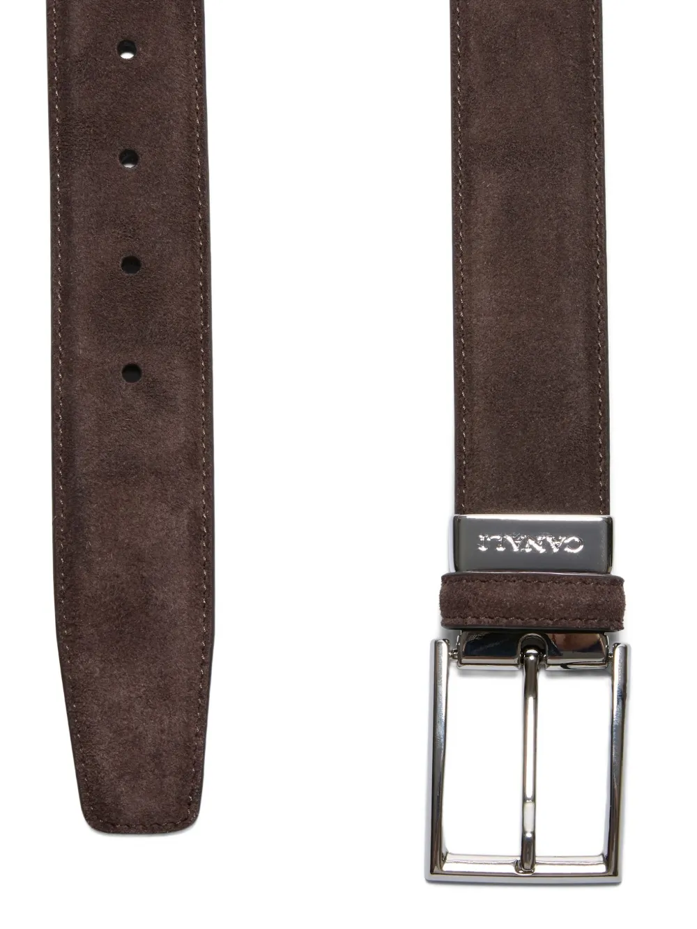Canali Riem met rechthoekige gesp - Bruin