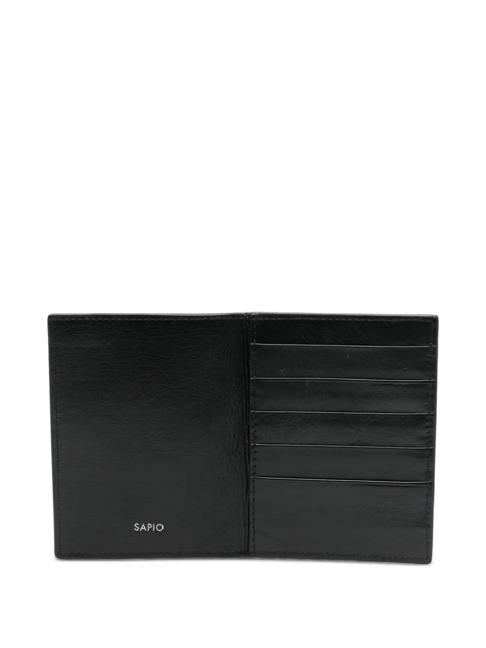 SAPIO portemonnee van leer Zwart