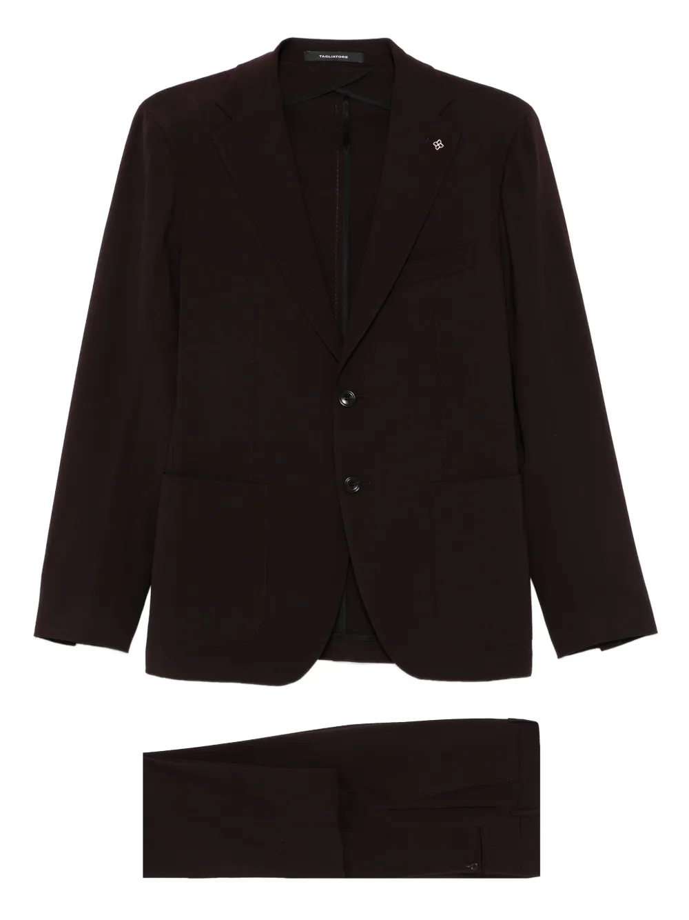 Tagliatore single-breasted suit | Red | Image 1