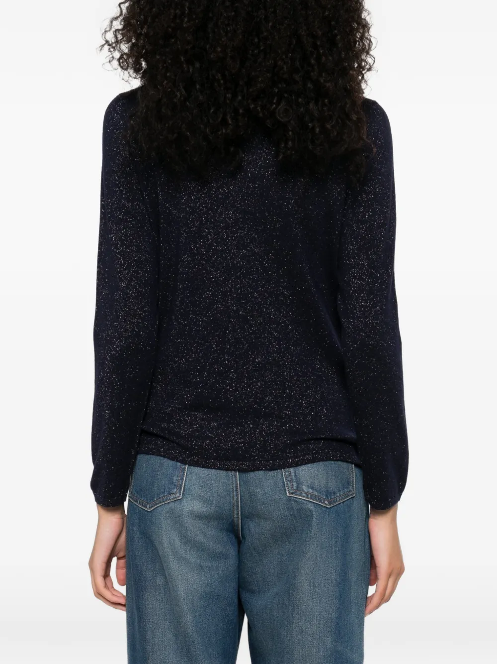 Gran Sasso Trui met V-hals Blauw