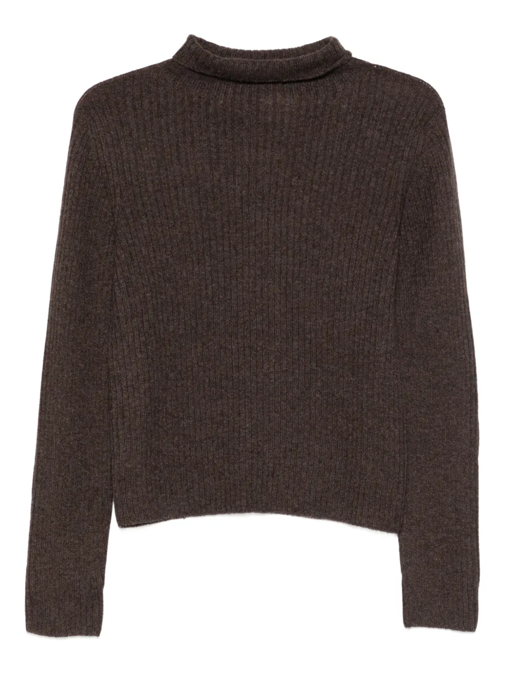 Gran Sasso roll-neck sweater - Marrone