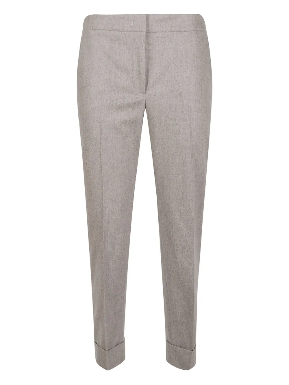 Pt Torino Cuffed Trousers In Gray