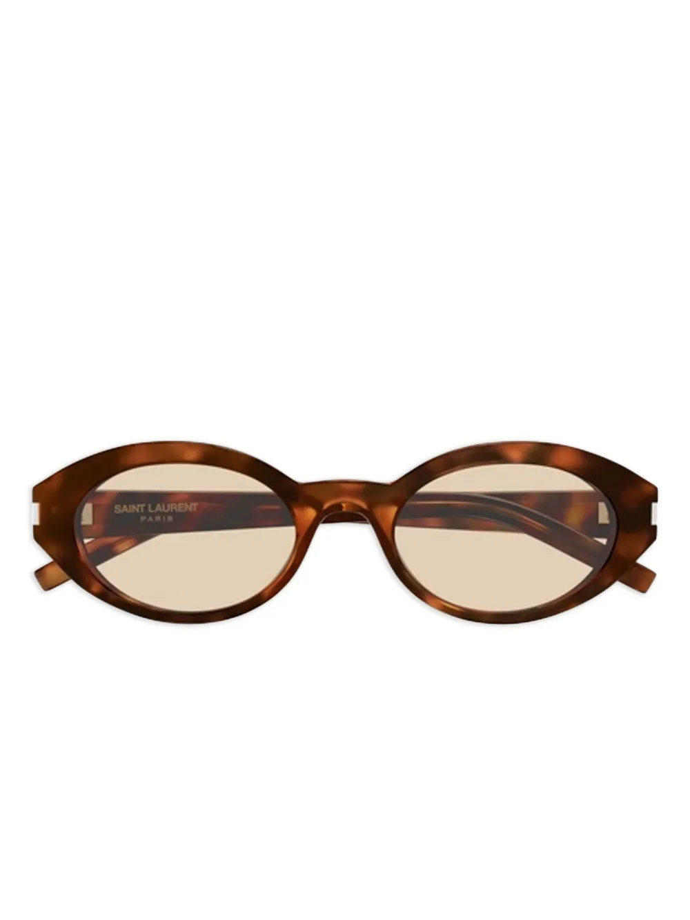 Saint Laurent Eyewear oval-frame sunglasses | Brown | Image 1